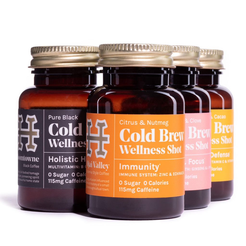 variety pack - 12 enhanced cold brew coffee shots - Humblemaker coffee